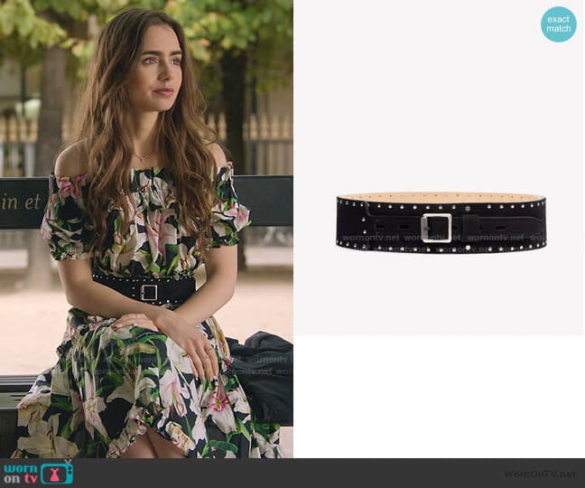 WornOnTV: Emily's black and white contrast dress on Emily in Paris, Lily  Collins