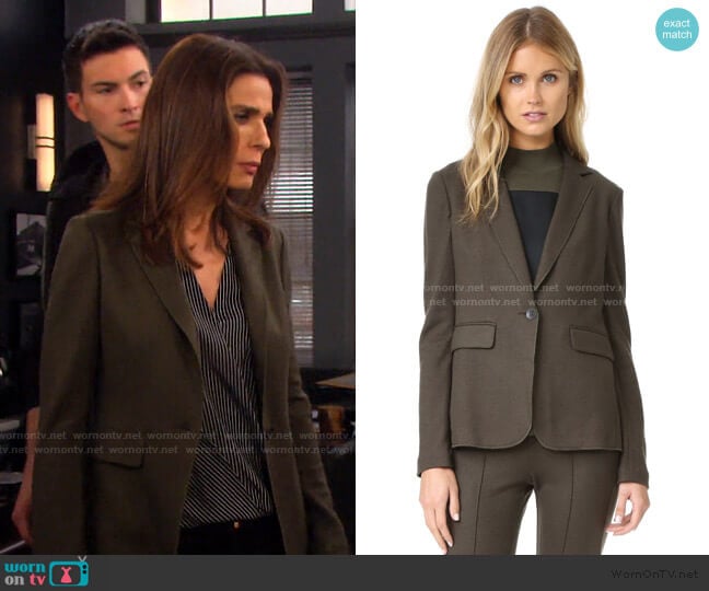 Club Jacket by Rag & Bone worn by Hope Williams (Kristian Alfonso) on Days of our Lives