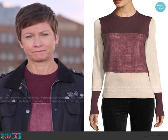 Marissa Sweater by Rag & Bone worn by Stephanie Gosk on Today