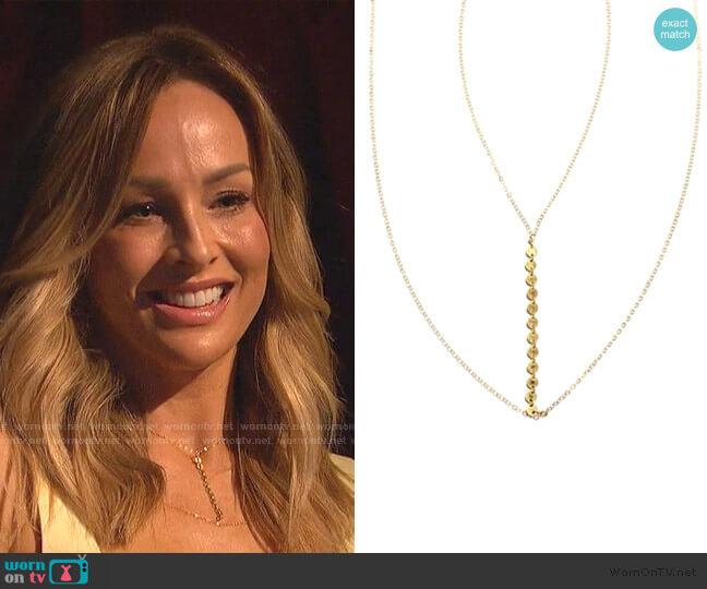 Remember Your Worth Necklace by Robyn Rhodes worn by Clare Crawley  on The Bachelorette