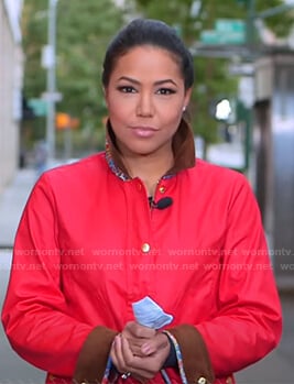 Stephanie Ramos’s red jacket on Good Morning America