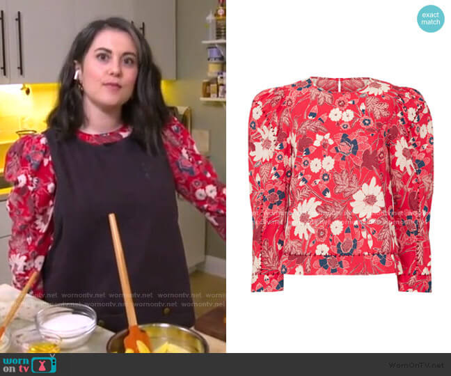 Terese Blouse by Ulla Johnson worn by Claire Saffitz on Today