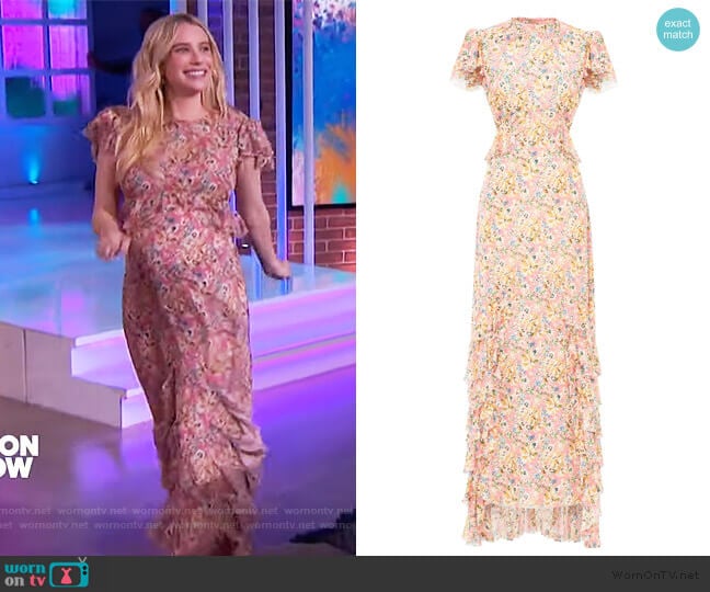 The Frill Seeker Dress by Vampires Wife worn by Emma Roberts on The Talk