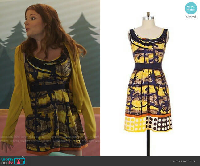 Yoana Baraschi Isla Dorada Dress worn by Rose Monreaux (Aubrey Dollar) on Filthy Rich