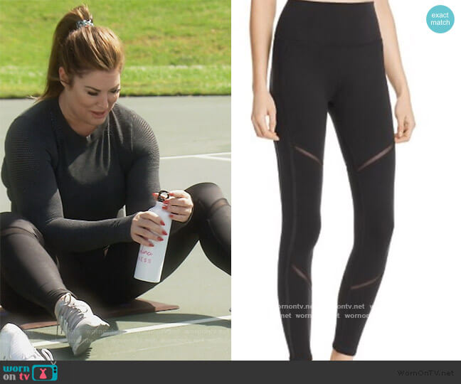 Yoga High Waist Continuity Leggings by ALO Yoga worn by Emily Simpson  on The Real Housewives of Orange County