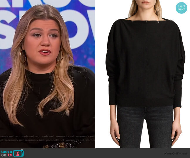 Elle Sweater by All Saints worn by Kelly Clarkson on The Kelly Clarkson Show