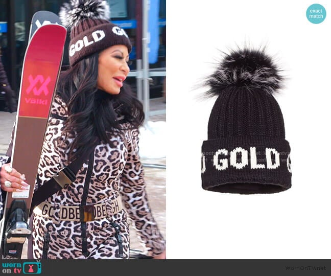 Hodd Fur Beanie by Goldbergh worn by Jen Shah on The Real Housewives of Salt Lake City