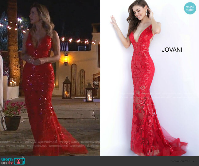 60283 Dress by Jovani worn by Clare Crawley on The Bachelorette