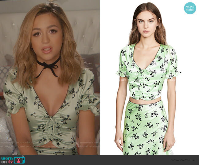 Mona Top and Skirt by Likely worn by Lexi (Josie Totah) on Saved By The Bell