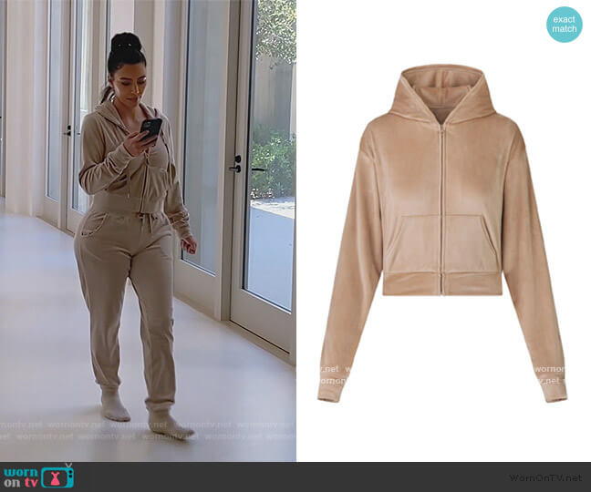 Kim Kardashian's New Skims Velour Tracksuit Is the Ultimate Early