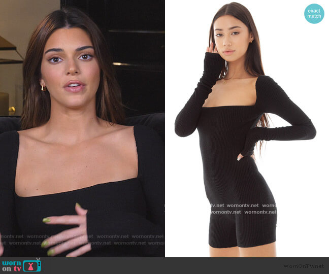Anke Romper by Are You Ami I worn by Kendall Jenner on Keeping Up with the Kardashians