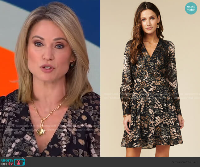 Vesela Dress by Adelyn Rae worn by Amy Robach on Good Morning America