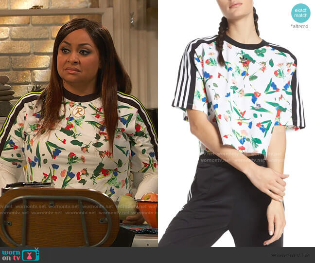 WornOnTV: Raven's pink print mesh top on Ravens Home, Raven-Symoné