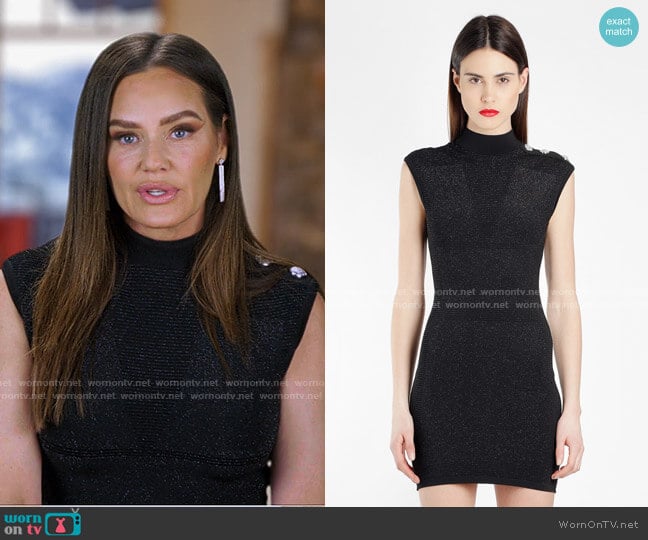 Lurex Dress by Balmain worn by Meredith Marks on The Real Housewives of Salt Lake City