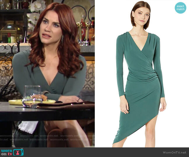 Bcbgeneration Asymmetrical Cocktail Dress worn by Sally Spectra (Courtney Hope) on The Young & the Restless