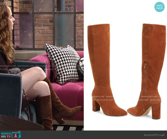 Charles David Biennial Knee High Boot worn by Mariah Copeland (Camryn Grimes) on The Young & the Restless