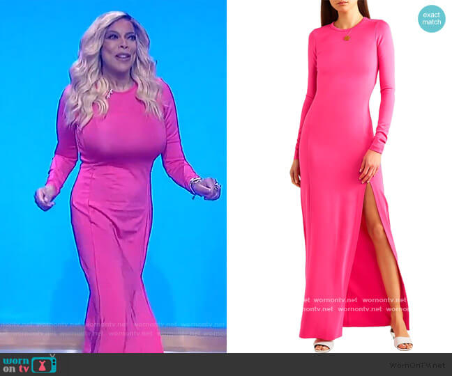 Long Dress by Elizabeth and James worn by Wendy Williams  on The Wendy Williams Show