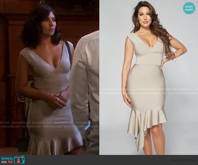 Duna Sweater Dress by Guess worn by Gabi Hernandez (Camila Banus) on Days of our Lives