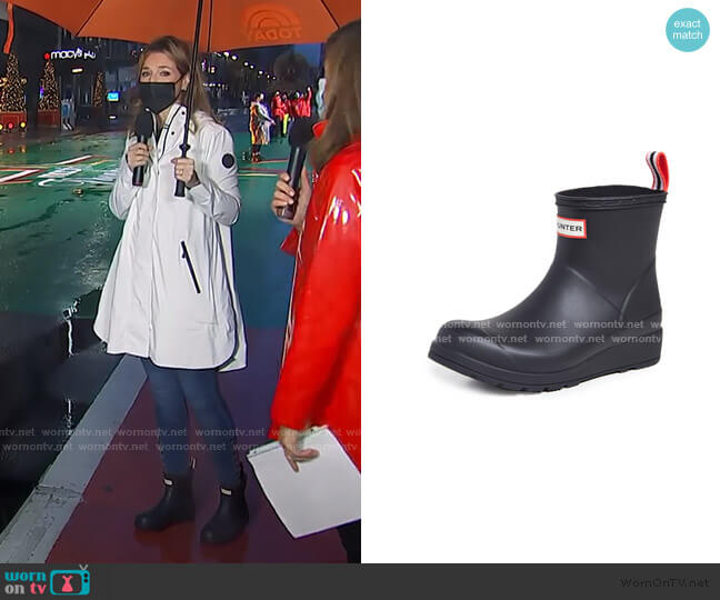 Original Short Play Boots by Hunter worn by Savannah Guthrie on Today