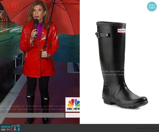 Original Tall Rain Boots by Hunter worn by Hoda Kotb on Today