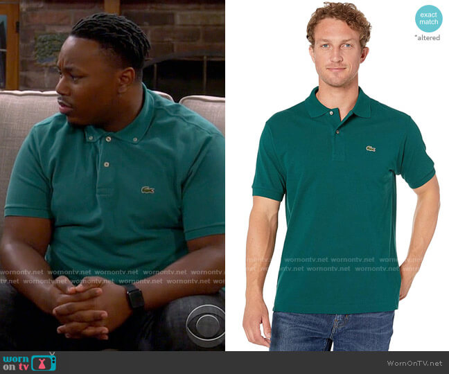 Lacoste Beeche Polo Shirt worn by Marty (Marcel Spears) on The Neighborhood