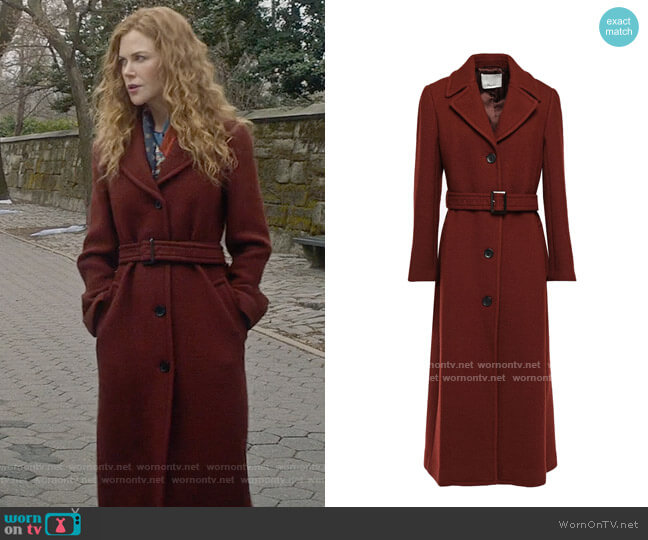 3.1 Phillp Lim Tailored Belted Coat worn by Grace Fraser (Nicole Kidman) on The Undoing