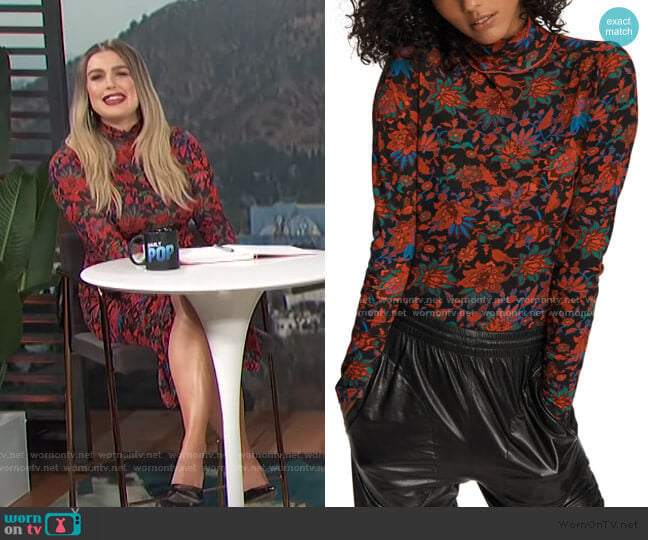 Wallpaper Shaw Turtleneck by Rag & Bone worn by Carissa Loethen Culiner on E! News