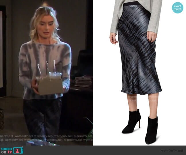 Berlin Midi Skirt by Rails worn by Claire Brady (Isabel Durant ) on Days of our Lives