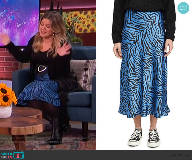 Davis Skirt by Rebecca Minkoff worn by Kelly Clarkson  on The Kelly Clarkson Show