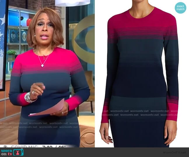 WornOnTV: Gayle’s ombre long sleeve sweater and skirt on CBS This ...