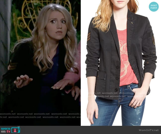 Zadig and Voltaire Virginia Jacket worn by Gina Dabrowski (Annaleigh Ashford) on B Positive