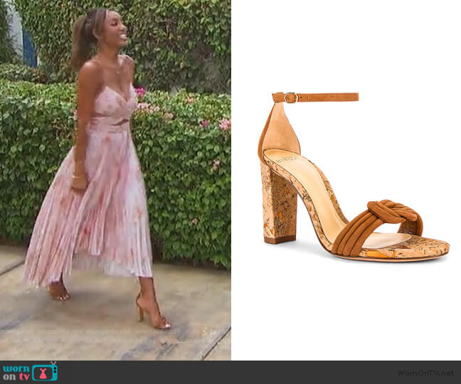 WornOnTV: Tayshia’s pink floral cutout dress on The Bachelorette ...