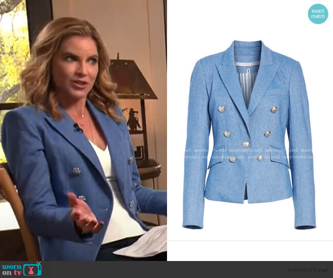 WornOnTV: Natalie’s blue double breasted blazer on Today | Natalie ...