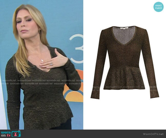 Esmeralda Sweater by Veronica Beard worn by Jill Martin on Today