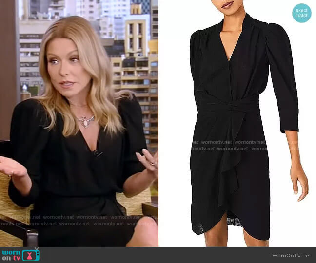 Isee Ruffled Dress by Ba&Sh worn by Kelly Ripa on Live with Kelly and Mark