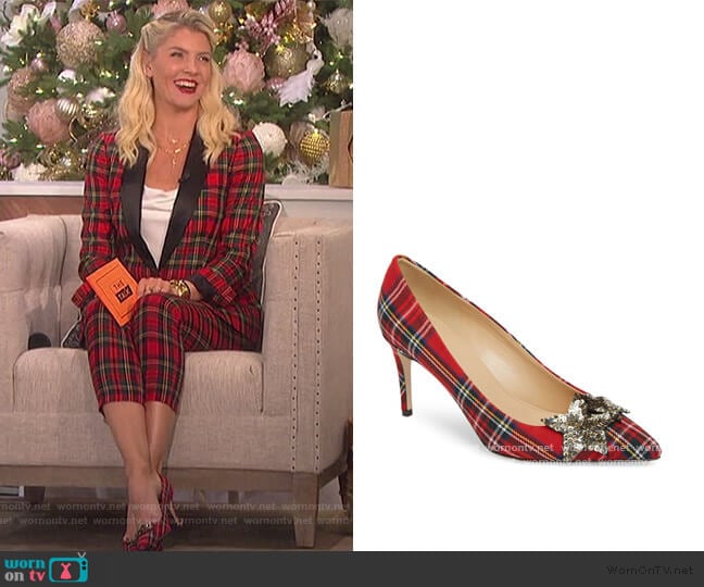 Lucie Pump by J. Crew worn by Amanda Kloots on The Talk worn by Amanda Kloots on The Talk