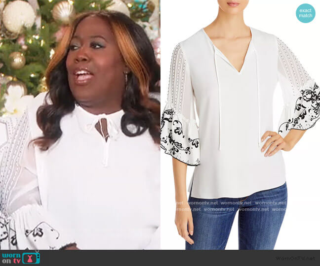 Colene Silk Tunic by Kobi Halperin worn by Sheryl Underwood on The Talk