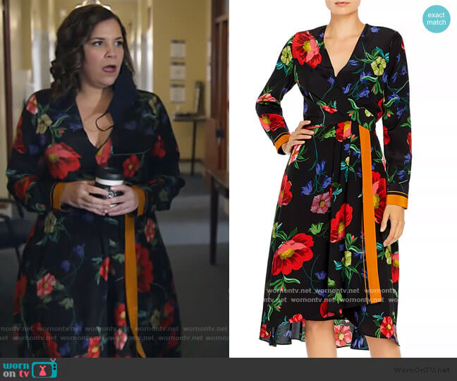 Kobi Halperin Zula Floral Print Dress by Kobi Halperin worn by Sara Castillo (Lindsay Mendez) on All Rise