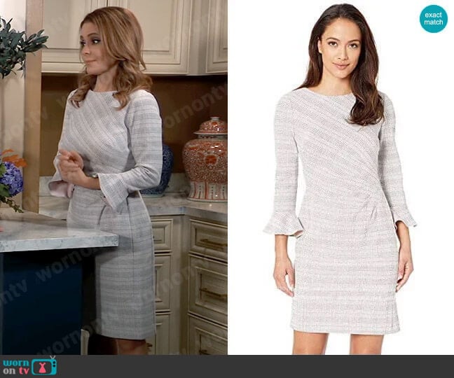 LAUREN Ralph Lauren Daria Plaid Dress worn by Olivia Falconeri (Lisa Lo Cicero) on General Hospital