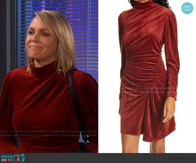 Marcel Dress by A.L.C. worn by Nicole Walker (Arianne Zucker) on Days of our Lives