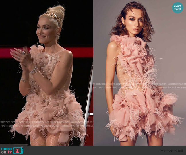 FW19 Collection by Ncole + Felicia worn by Gwen Stefani  on The Voice