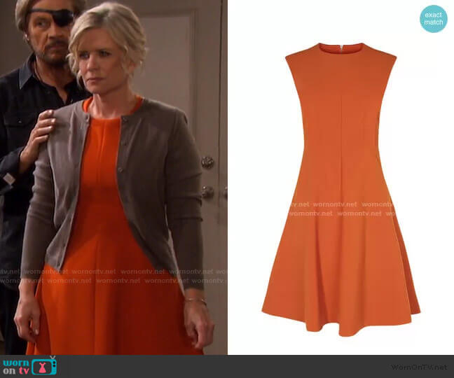 Panelled A-Line Dress by Karen Millen worn by Kayla Brady (Mary Beth Evans) on Days of our Lives