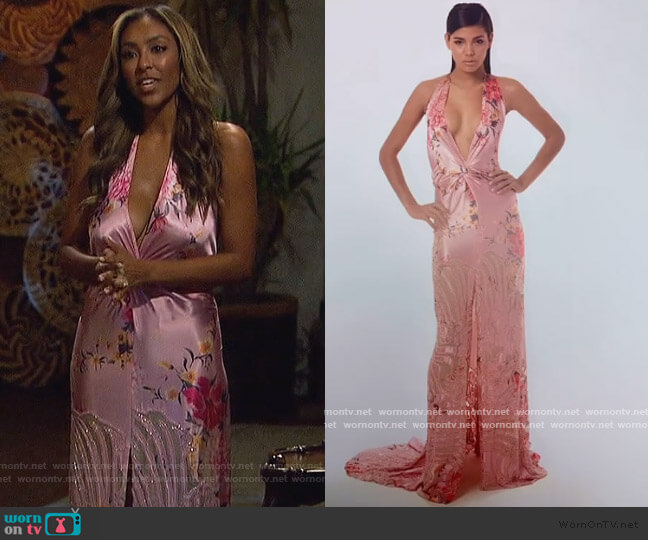 Couture Collection by Randi Rahm worn by Tayshia Adams on The Bachelorette