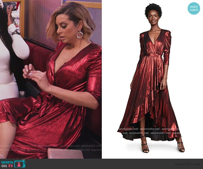 Flora Dress by Retrofete worn by Robyn Dixon on The Real Housewives of Potomac