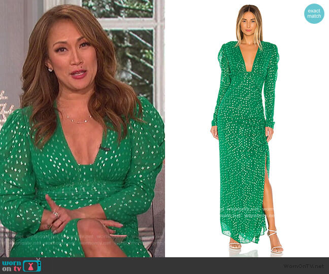 Elna Dress by Rococo Sand worn by Carrie Inaba on The Talk