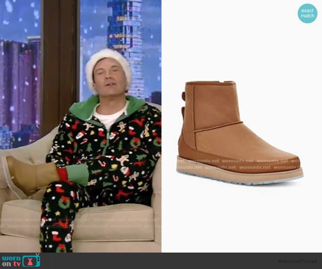 Classic Mini Boots by Ugg x Ovadia worn by Ryan Seacrest on Live with Kelly and Ryan