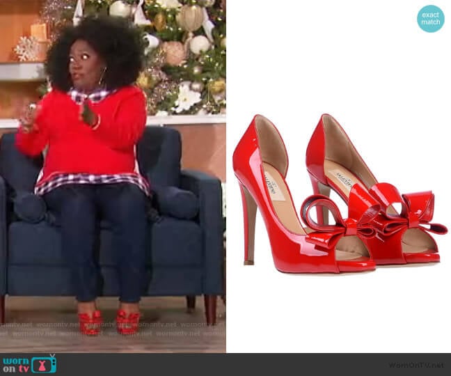 Pumps by Valentino worn by Sheryl Underwood on The Talk