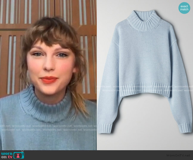 Heinen Sweater by Wilfred Free worn by Taylor Swift on GMA worn by Taylor Swift on Good Morning America