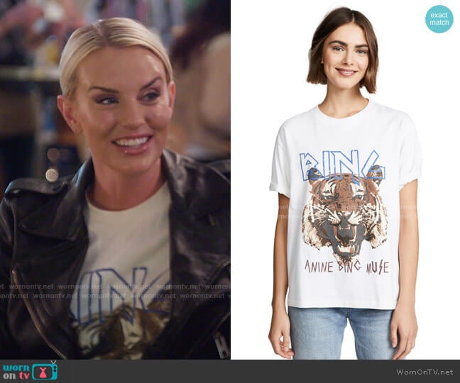 Tiger Tee by Anine Bing worn by Whitney Rose on The Real Housewives of Salt Lake City