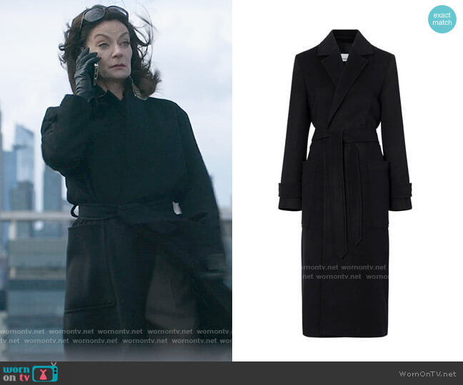 Burberry Sherringham Coat worn by Miranda on The Flight Attendant worn by Miranda Croft (Michelle Gomez) on The Flight Attendant